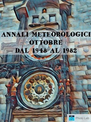 cover image of Annali Meteorologici--OTTOBRE DAL 1948 AL 1982